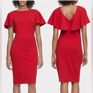 Calvin Klein Dresses
Flutter short sleeve sheath dress